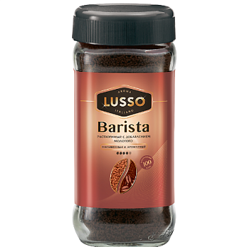 Кофе растворимый с добавлением молотого LUSSO